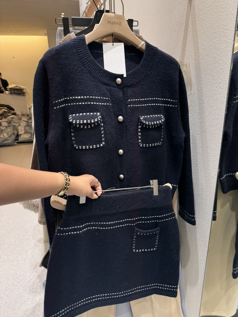 MARKE-P東大門㊣實拍女士新品職業人氣25秋冬套裝套裝開衫MARKE-P套裝