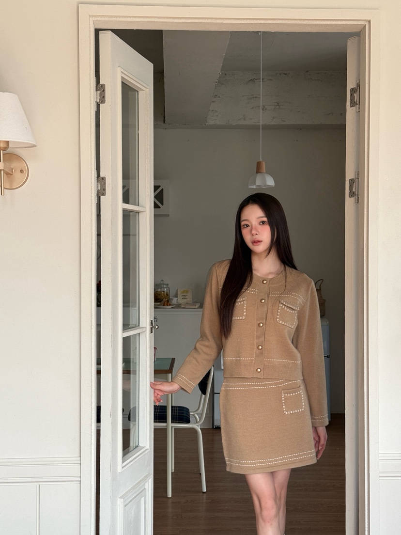 MARKE-P東大門㊣實拍女士新品職業人氣25秋冬套裝套裝開衫MARKE-P套裝圖色3