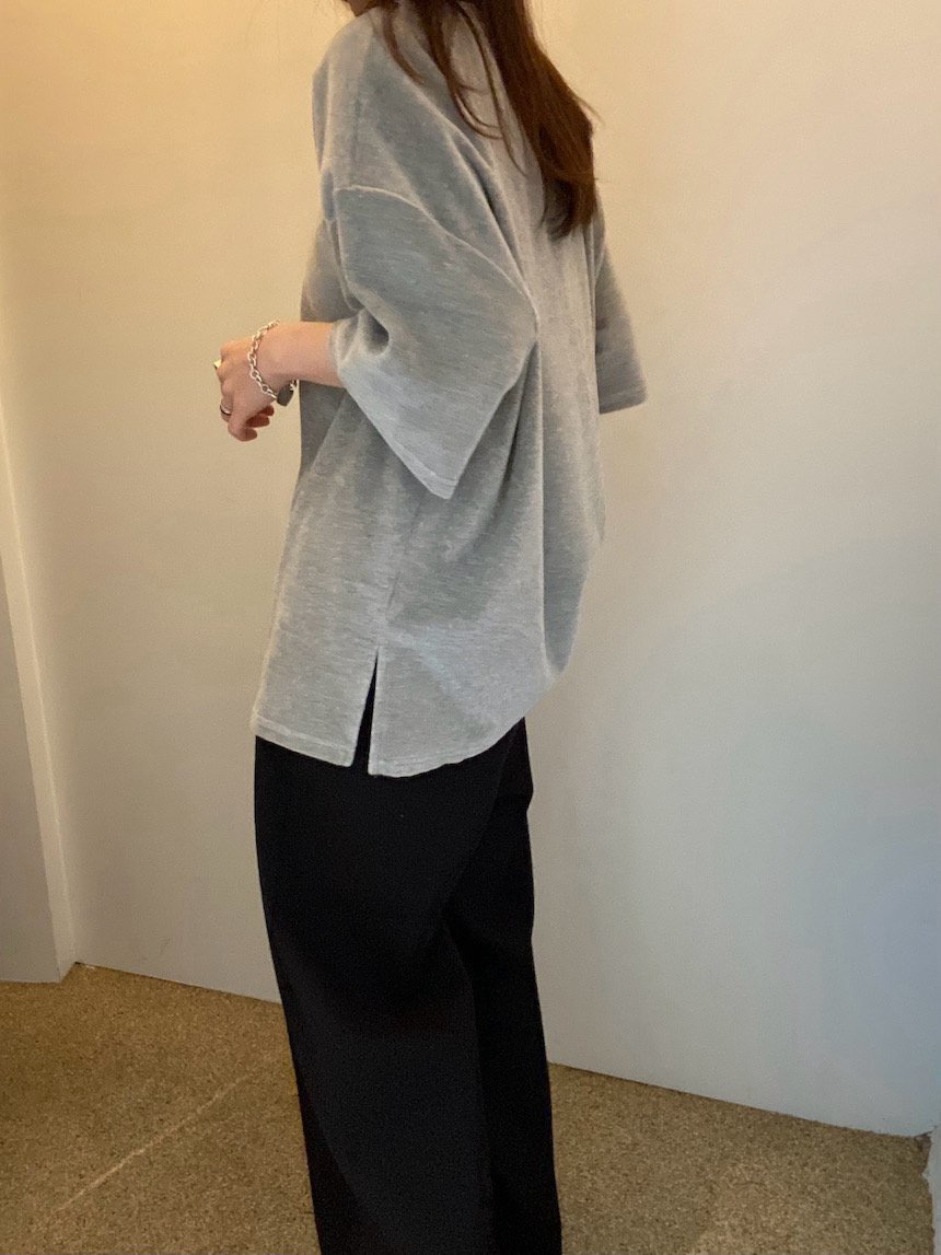 PLANTS ON GRAY東大門㊣實拍女裝新品真品熱賣長袖T恤天鵝絨PLANTS ON GRAY長袖T恤