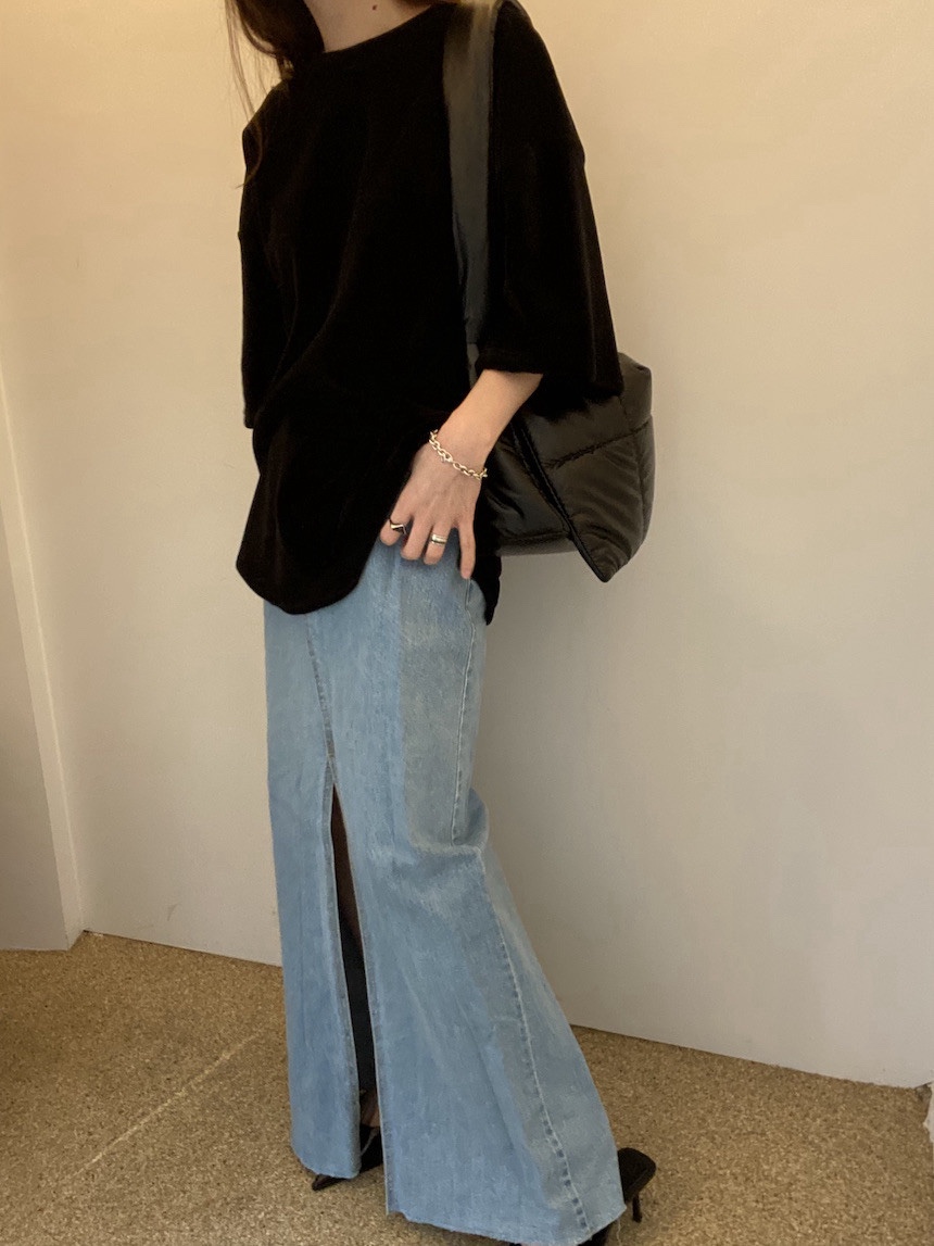 PLANTS ON GRAY東大門㊣實拍女裝新品真品熱賣長袖T恤天鵝絨PLANTS ON GRAY長袖T恤