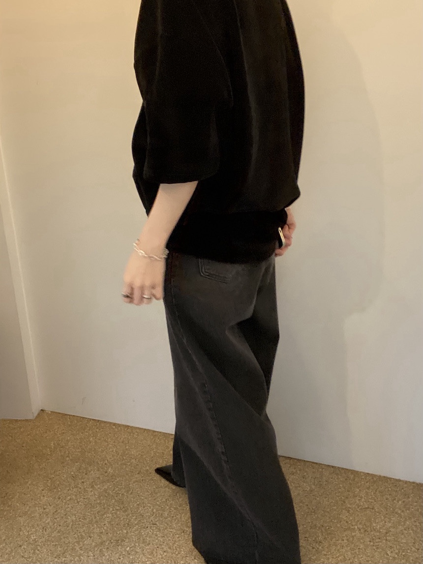 PLANTS ON GRAY東大門㊣實拍女裝新品真品熱賣長袖T恤天鵝絨PLANTS ON GRAY長袖T恤