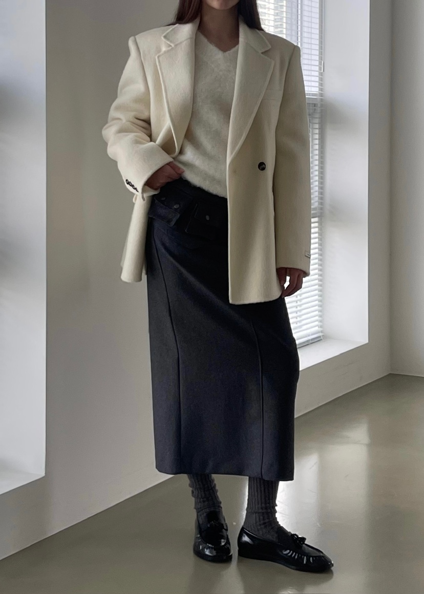 ANOTHER AVENUE東大門㊣實拍女士新品推薦25秋冬休閑夾克羊毛ANOTHER AVENUE夾克