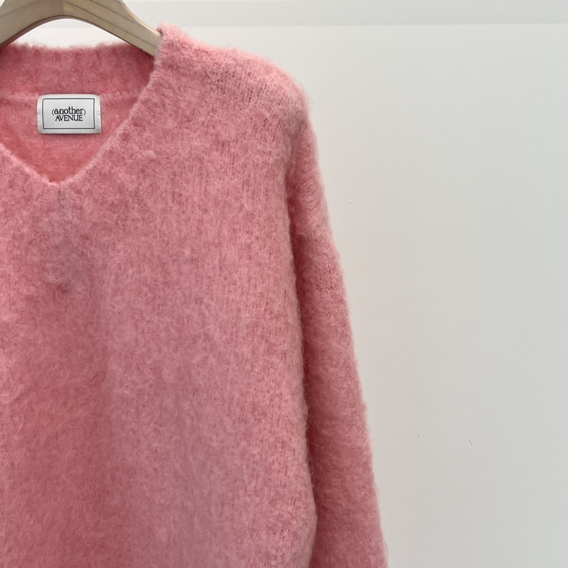 ANOTHER AVENUE東大門㊣代購女士新品推薦針織衫安哥拉V領ANOTHER AVENUE針織衫