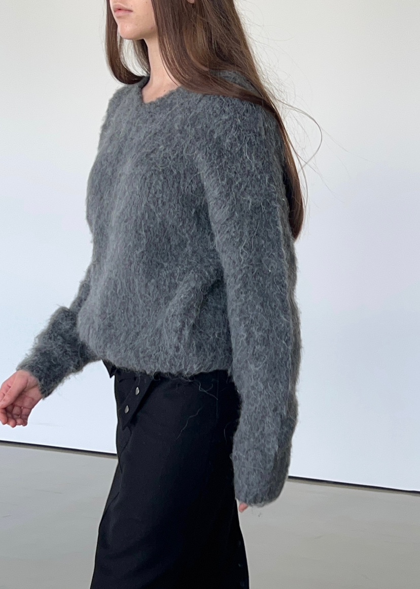 ANOTHER AVENUE東大門㊣代購女士新品推薦針織衫安哥拉V領ANOTHER AVENUE針織衫