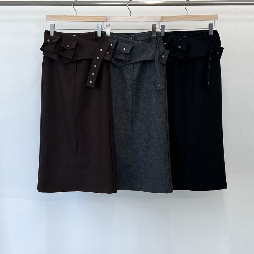 ANOTHER AVENUE東大門㊣直郵女裝新款25秋冬推薦時尚長裙羊毛ANOTHER AVENUE長裙