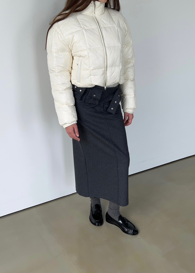 ANOTHER AVENUE東大門㊣直郵女裝新款25秋冬推薦時尚長裙羊毛ANOTHER AVENUE長裙