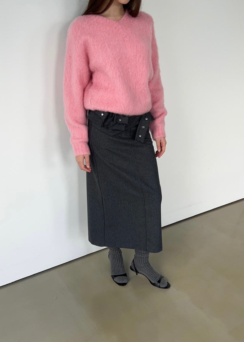 ANOTHER AVENUE東大門㊣直郵女裝新款25秋冬推薦時尚長裙羊毛ANOTHER AVENUE長裙