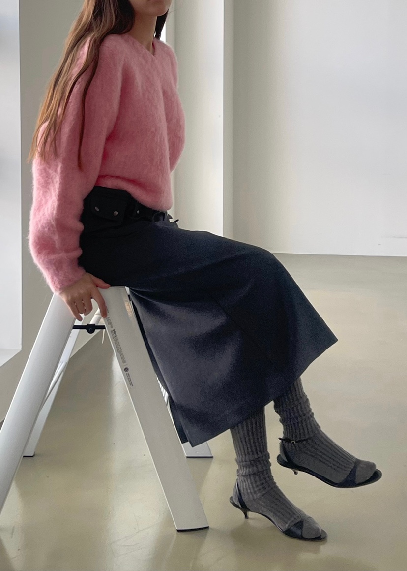 ANOTHER AVENUE東大門㊣直郵女裝新款25秋冬推薦時尚長裙羊毛ANOTHER AVENUE長裙