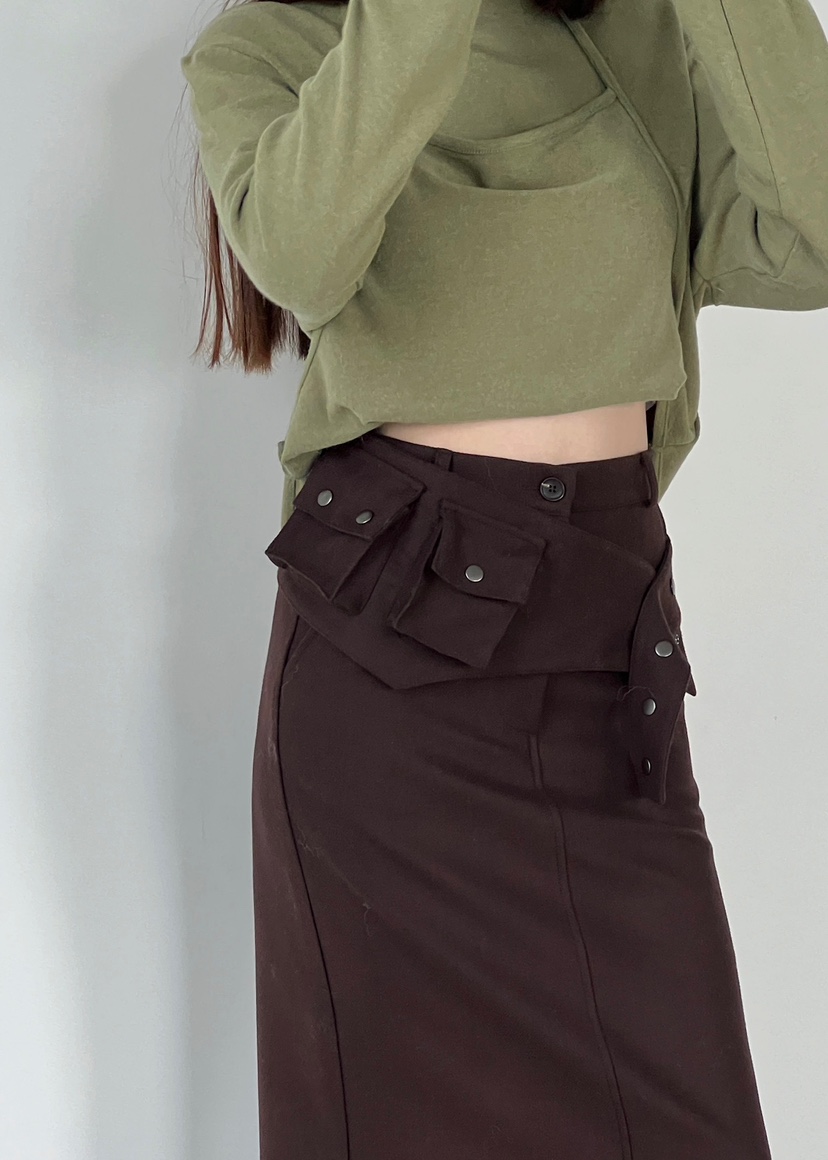 ANOTHER AVENUE東大門㊣直郵女裝新款25秋冬推薦時尚長裙羊毛ANOTHER AVENUE長裙