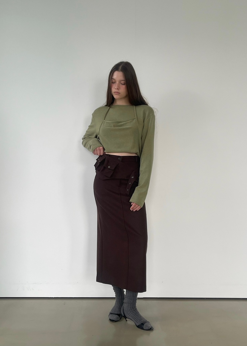 ANOTHER AVENUE東大門㊣直郵女裝新款25秋冬推薦時尚長裙羊毛ANOTHER AVENUE長裙