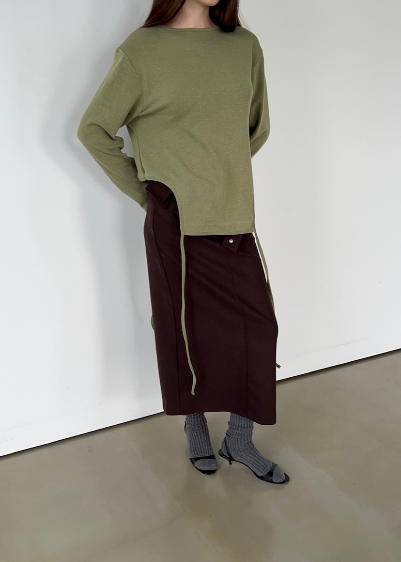 ANOTHER AVENUE東大門㊣直郵女裝新款25秋冬推薦時尚長裙羊毛ANOTHER AVENUE長裙