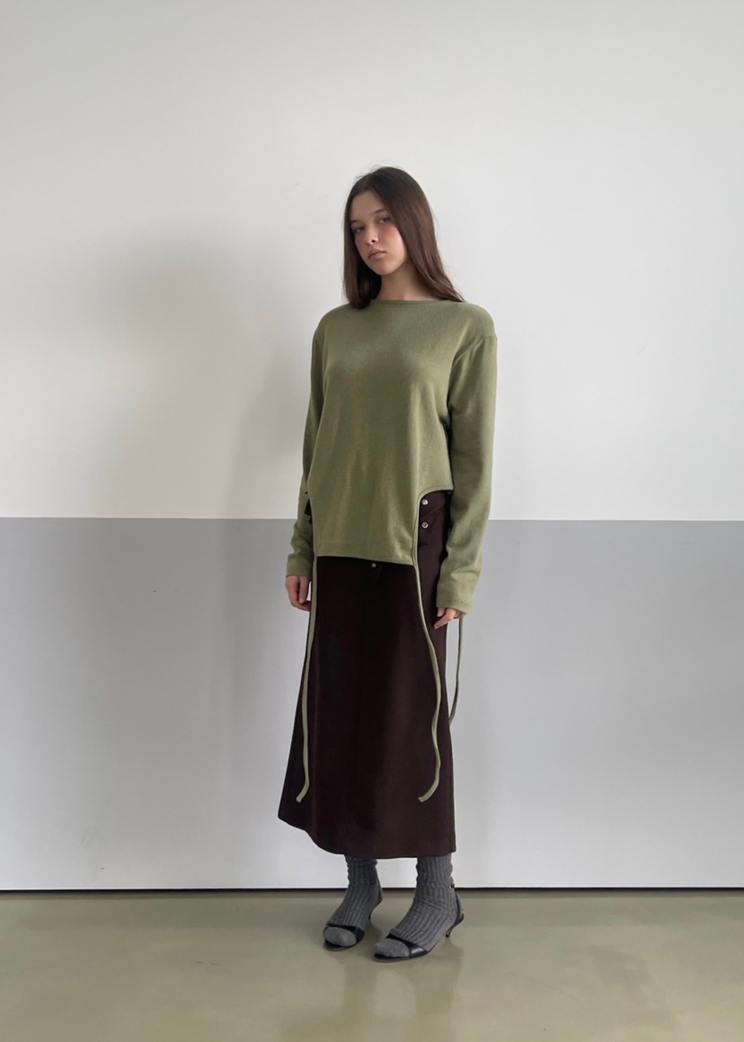 ANOTHER AVENUE東大門㊣直郵女裝新款25秋冬推薦時尚長裙羊毛ANOTHER AVENUE長裙