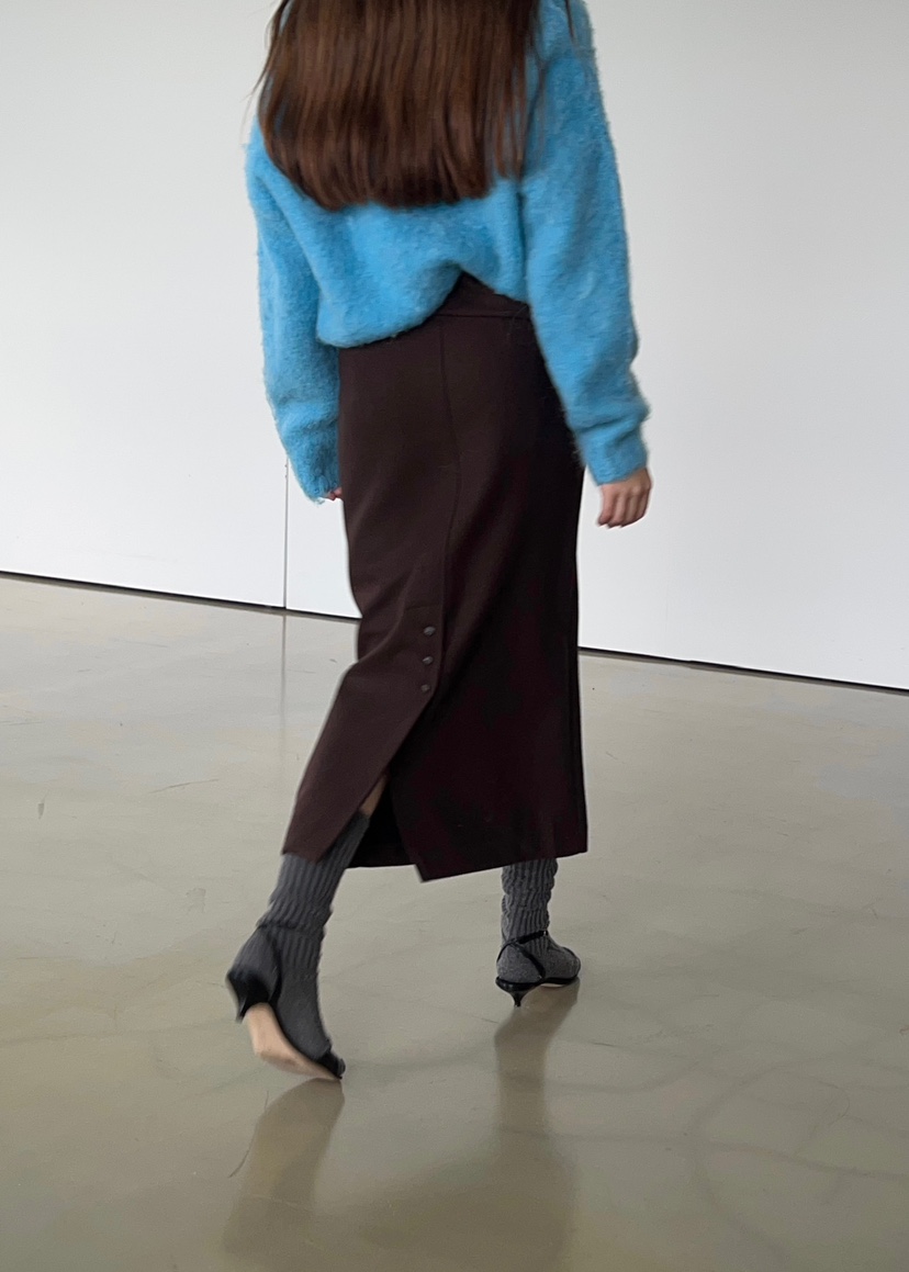 ANOTHER AVENUE東大門㊣直郵女裝新款25秋冬推薦時尚長裙羊毛ANOTHER AVENUE長裙