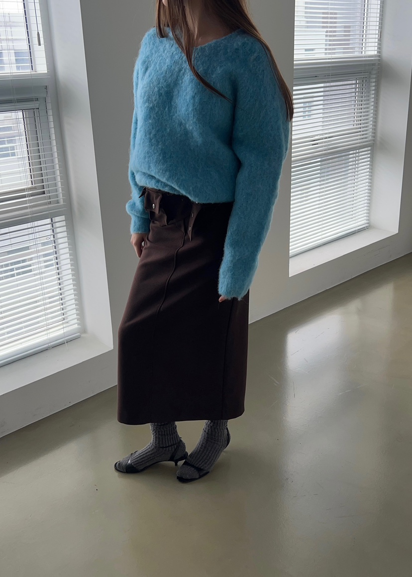 ANOTHER AVENUE東大門㊣直郵女裝新款25秋冬推薦時尚長裙羊毛ANOTHER AVENUE長裙