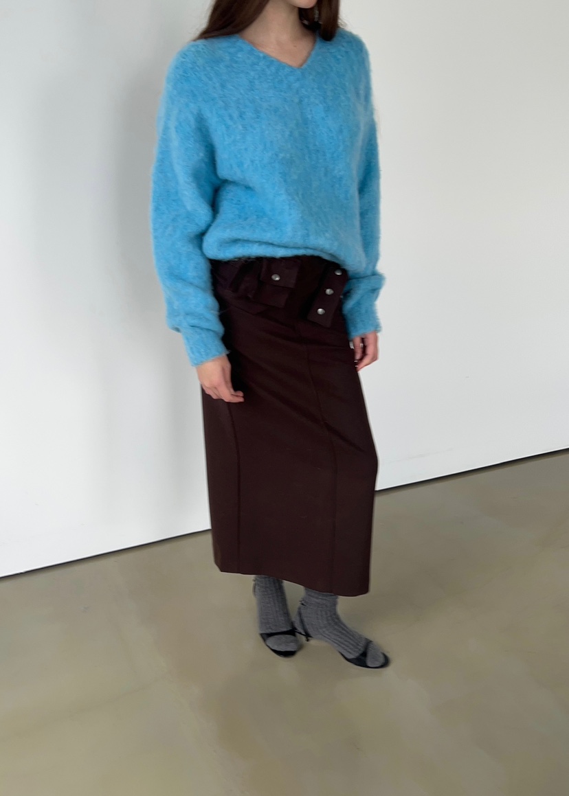 ANOTHER AVENUE東大門㊣直郵女裝新款25秋冬推薦時尚長裙羊毛ANOTHER AVENUE長裙