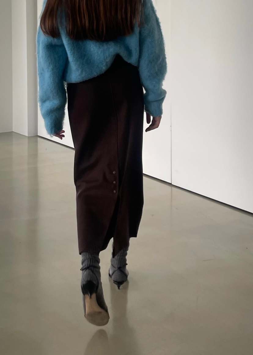 ANOTHER AVENUE東大門㊣直郵女裝新款25秋冬推薦時尚長裙羊毛ANOTHER AVENUE長裙