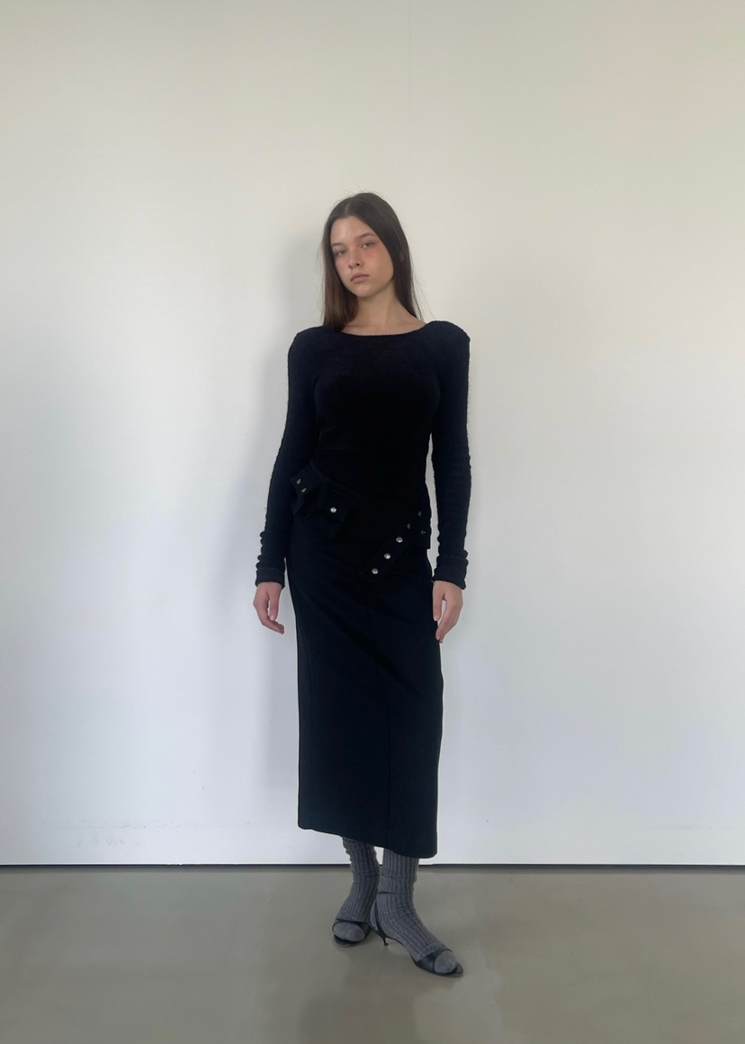 ANOTHER AVENUE東大門㊣直郵女裝新款25秋冬推薦時尚長裙羊毛ANOTHER AVENUE長裙