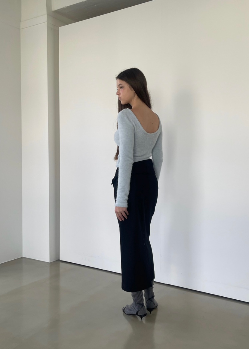 ANOTHER AVENUE東大門㊣直郵女裝新款25秋冬推薦時尚長裙羊毛ANOTHER AVENUE長裙