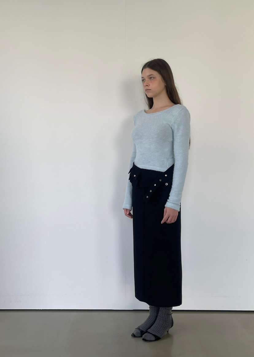 ANOTHER AVENUE東大門㊣直郵女裝新款25秋冬推薦時尚長裙羊毛ANOTHER AVENUE長裙