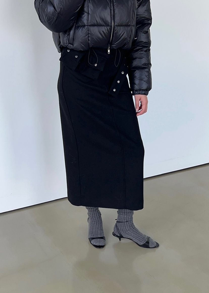 ANOTHER AVENUE東大門㊣直郵女裝新款25秋冬推薦時尚長裙羊毛ANOTHER AVENUE長裙