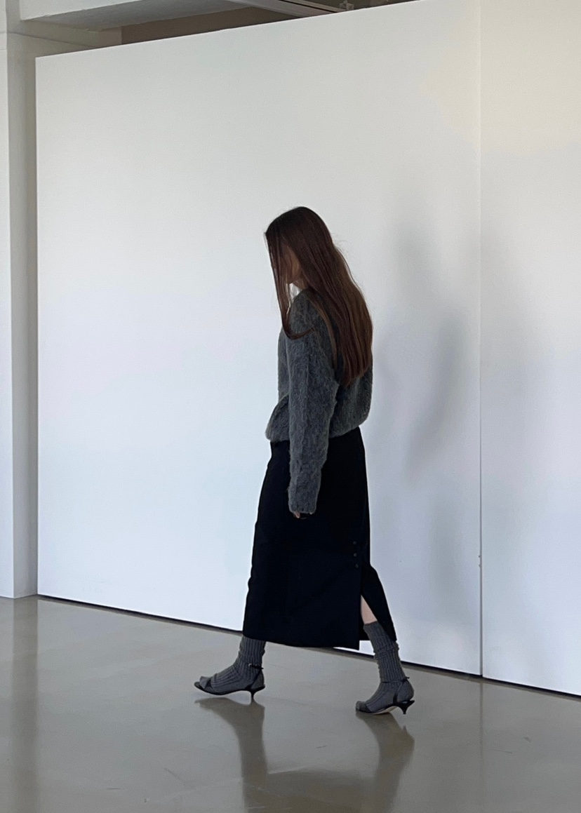 ANOTHER AVENUE東大門㊣直郵女裝新款25秋冬推薦時尚長裙羊毛ANOTHER AVENUE長裙