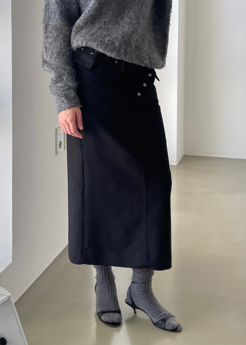ANOTHER AVENUE東大門㊣直郵女裝新款25秋冬推薦時尚長裙羊毛ANOTHER AVENUE長裙