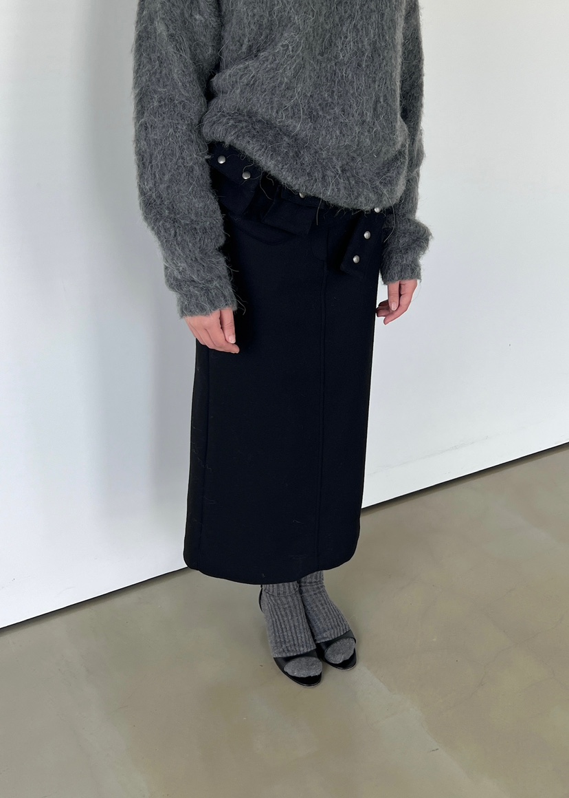 ANOTHER AVENUE東大門㊣直郵女裝新款25秋冬推薦時尚長裙羊毛ANOTHER AVENUE長裙