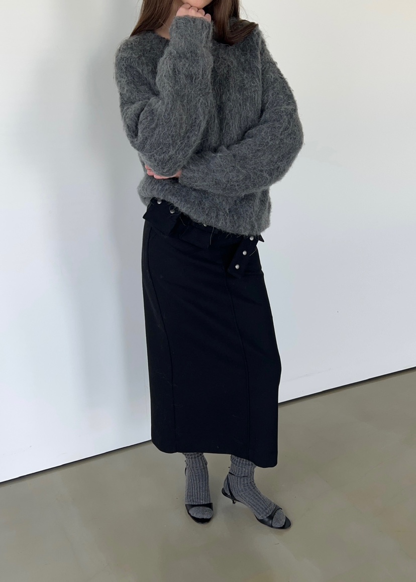 ANOTHER AVENUE東大門㊣直郵女裝新款25秋冬推薦時尚長裙羊毛ANOTHER AVENUE長裙