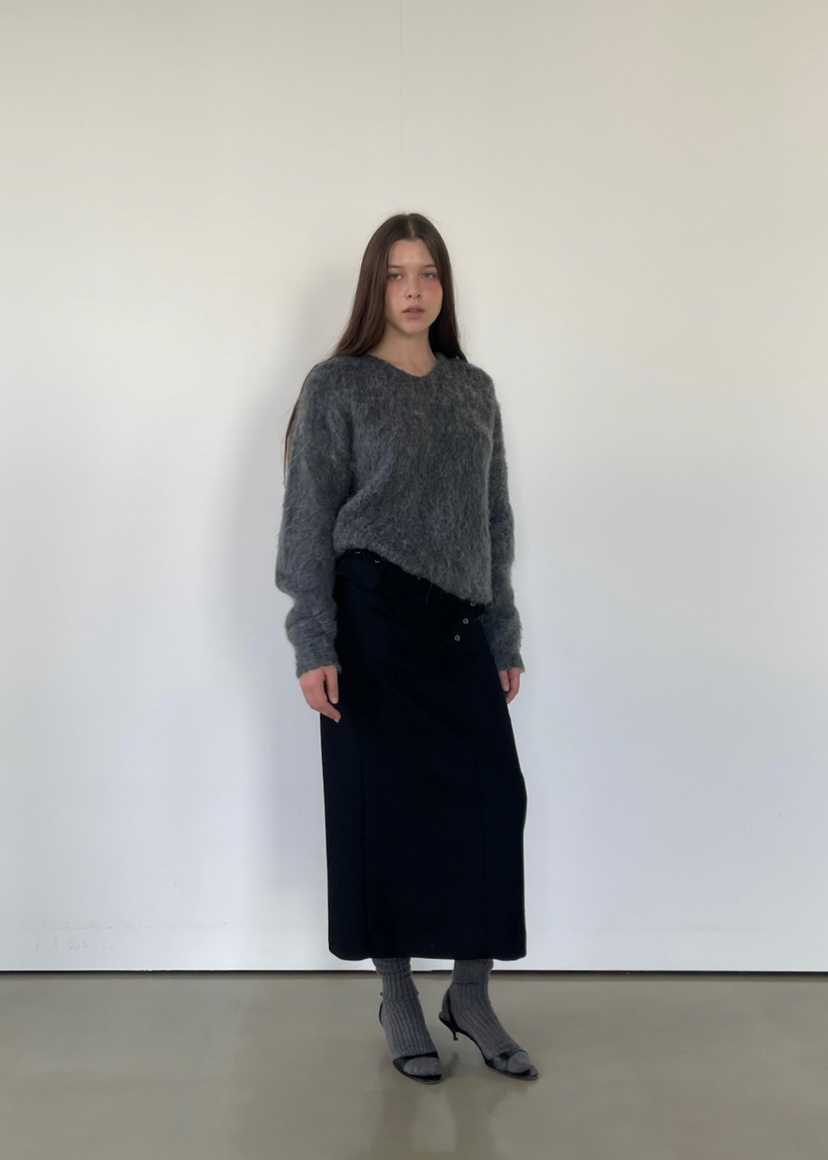 ANOTHER AVENUE東大門㊣直郵女裝新款25秋冬推薦時尚長裙羊毛ANOTHER AVENUE長裙