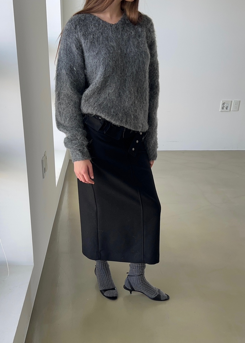 ANOTHER AVENUE東大門㊣直郵女裝新款25秋冬推薦時尚長裙羊毛ANOTHER AVENUE長裙