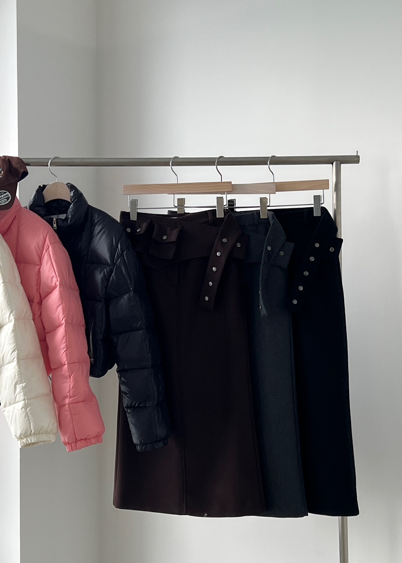 ANOTHER AVENUE東大門㊣直郵女裝新款25秋冬推薦時尚長裙羊毛ANOTHER AVENUE長裙