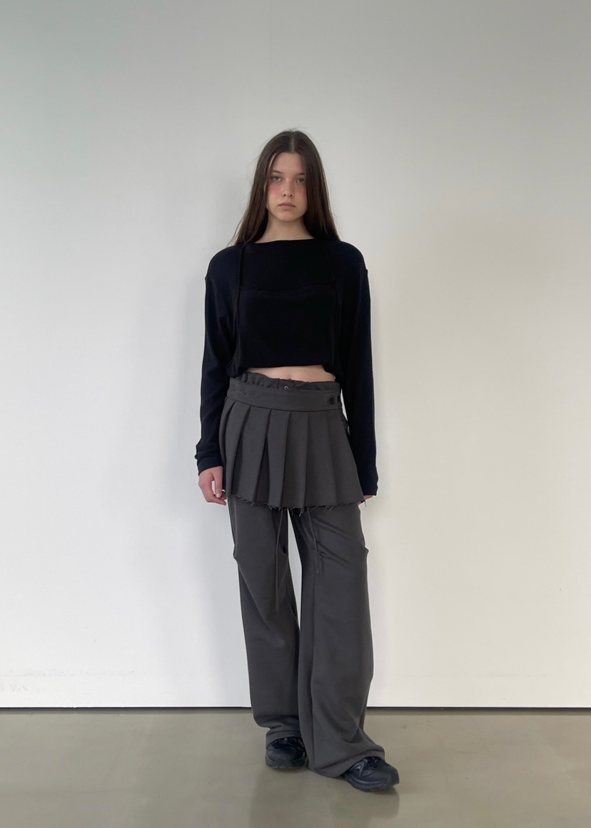 ANOTHER AVENUE東大門㊣代購女士新品休閑真品時尚25秋冬短裙ANOTHER AVENUE短裙