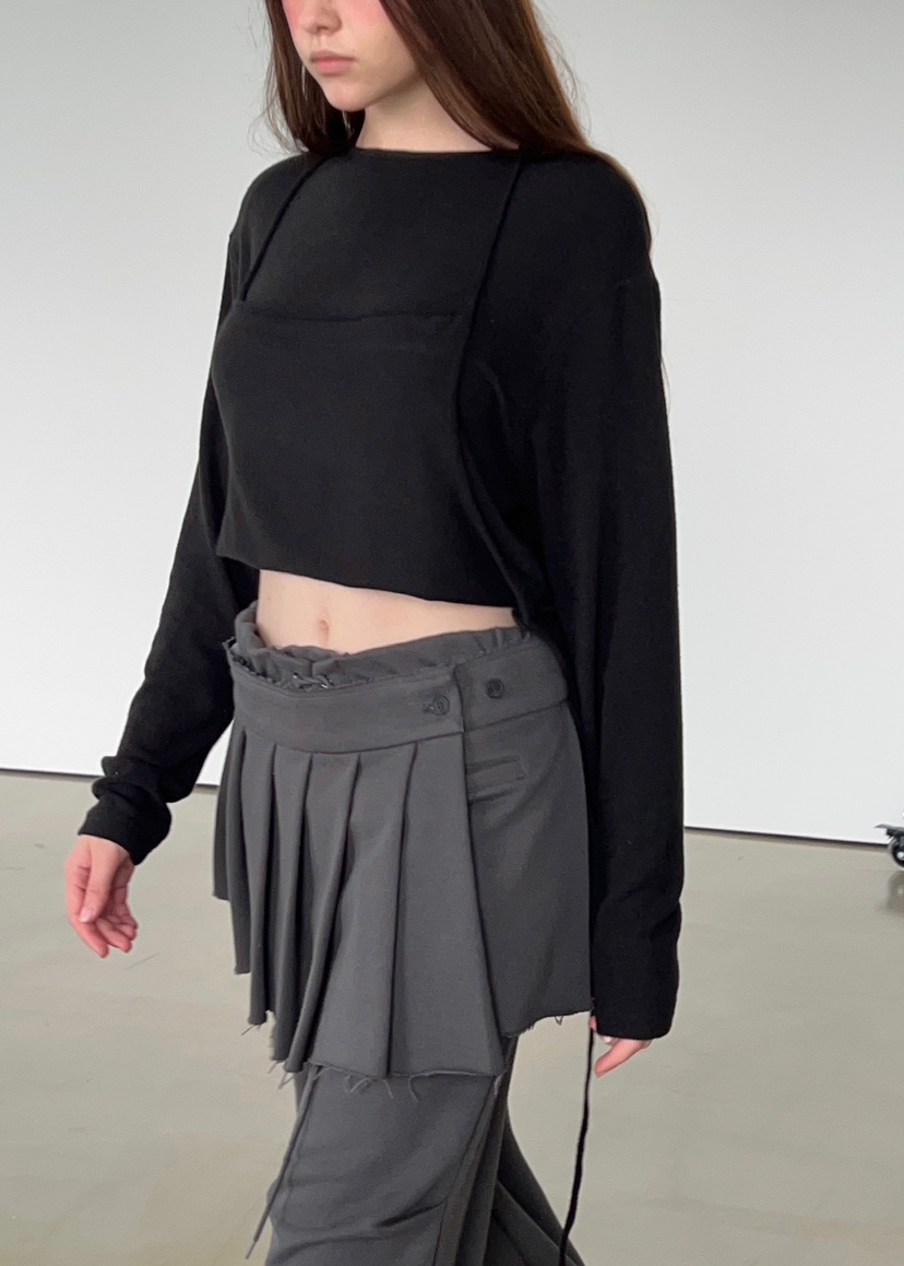 ANOTHER AVENUE東大門㊣代購女士新品休閑真品時尚25秋冬短裙ANOTHER AVENUE短裙