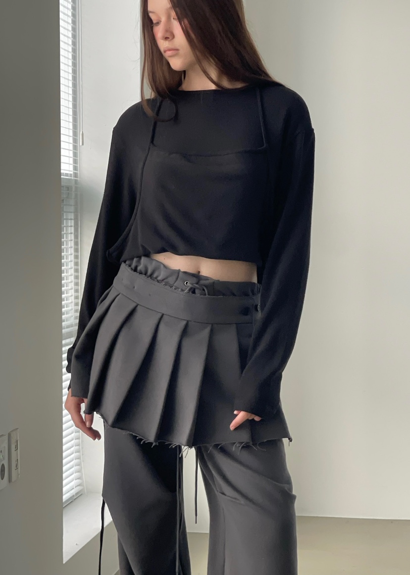 ANOTHER AVENUE東大門㊣代購女士新品休閑真品時尚25秋冬短裙ANOTHER AVENUE短裙