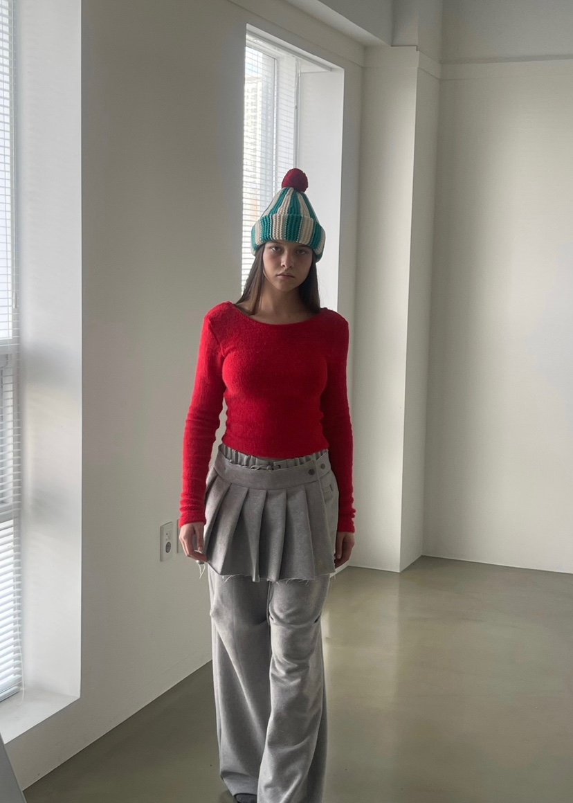 ANOTHER AVENUE東大門㊣代購女士新品休閑真品時尚25秋冬短裙ANOTHER AVENUE短裙