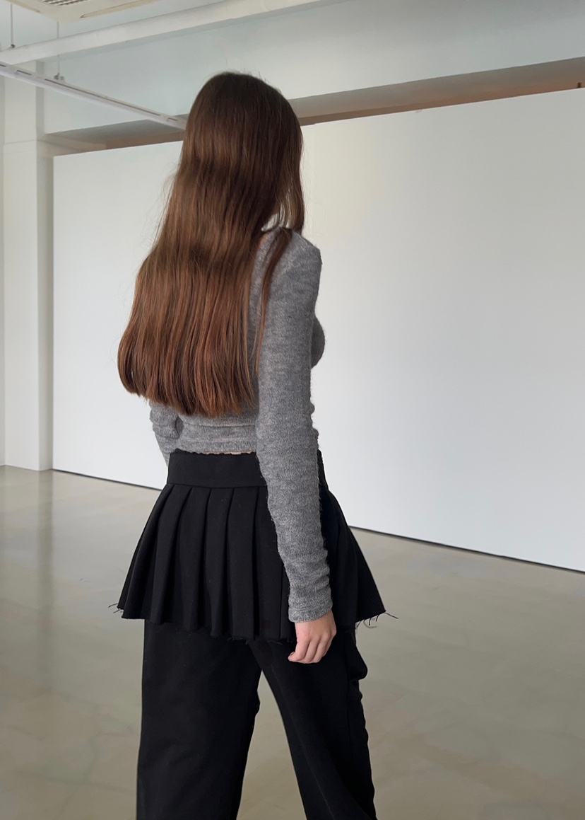 ANOTHER AVENUE東大門㊣代購女士新品休閑真品時尚25秋冬短裙ANOTHER AVENUE短裙