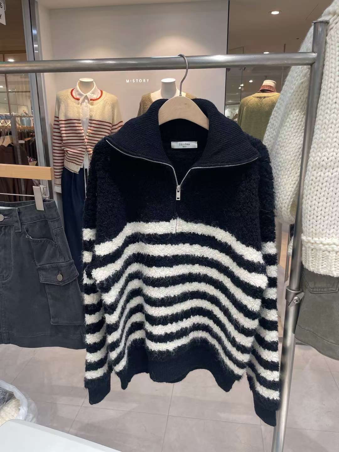 CELLONA東大門㊣直郵女士新款推薦25秋冬休閑人氣職業時尚毛衣CELLONA毛衣