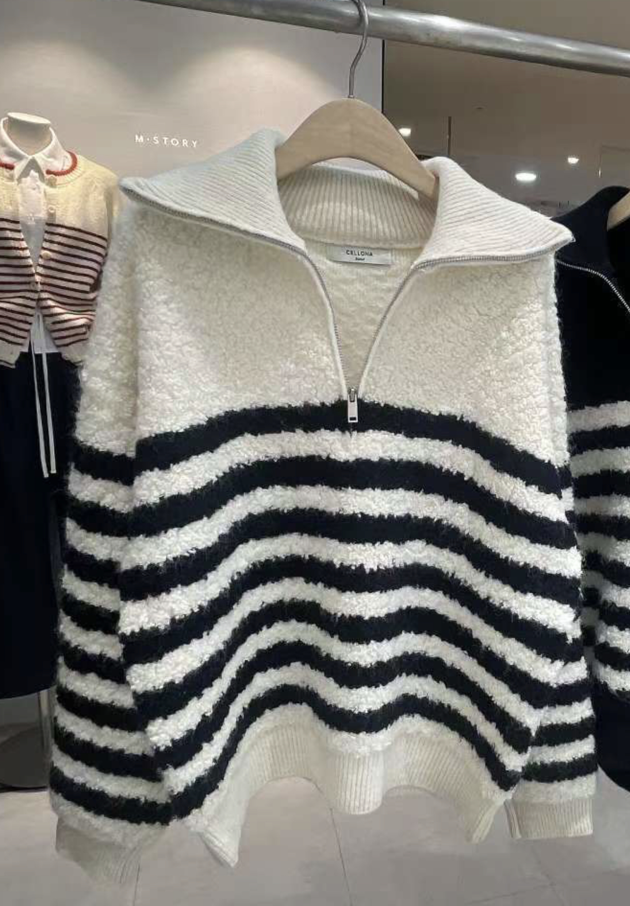 CELLONA東大門㊣直郵女士新款推薦25秋冬休閑人氣職業時尚毛衣CELLONA毛衣圖色2