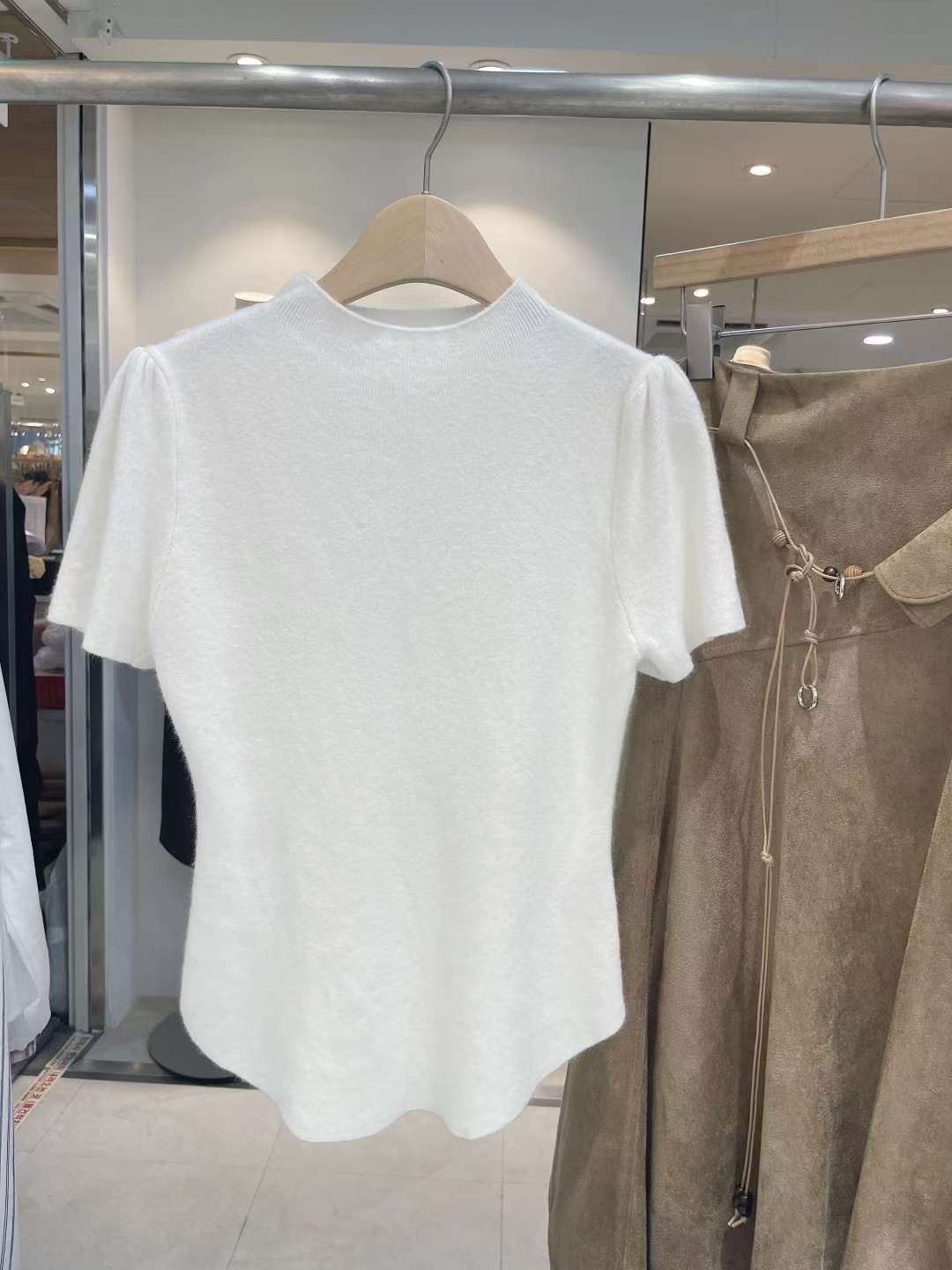 CELLONA韓國代購㊣女裝新款熱賣休閑推薦職業時尚針織衫褶皺CELLONA針織衫