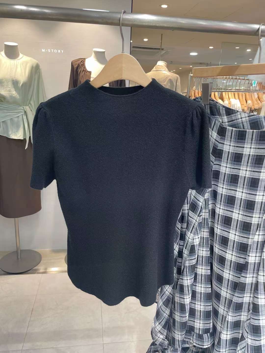 CELLONA韓國代購㊣女裝新款熱賣休閑推薦職業時尚針織衫褶皺CELLONA針織衫圖色5