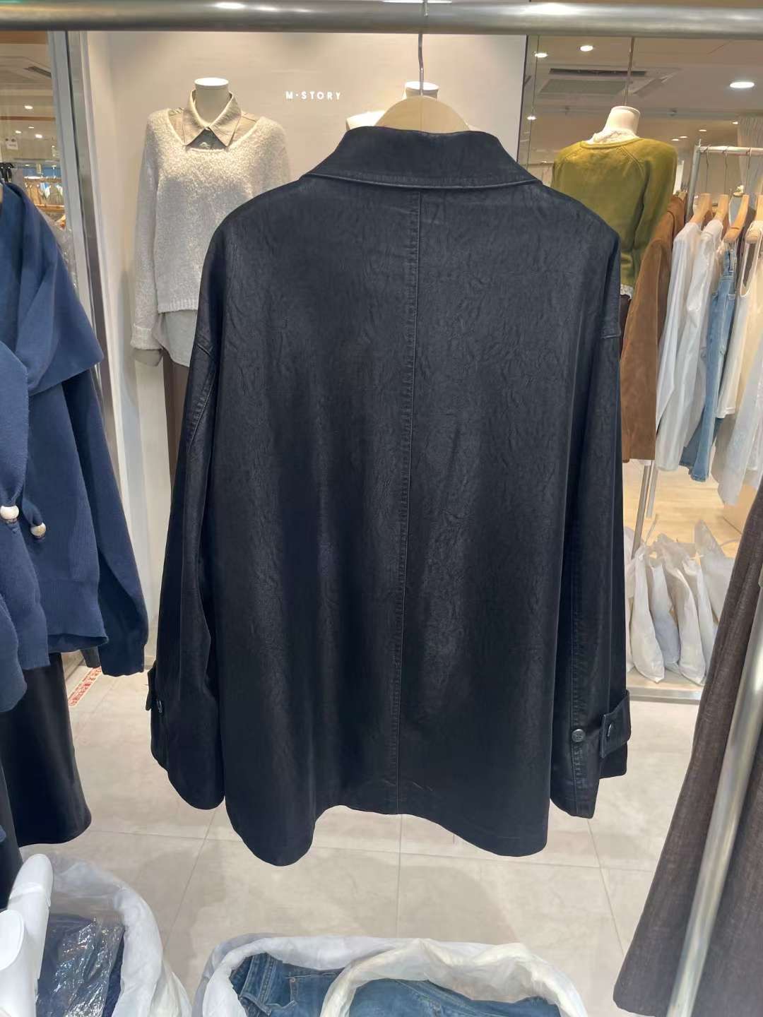 CELLONA東大門㊣代購女士新品時尚人氣25秋冬熱賣推薦夾克皮革CELLONA夾克