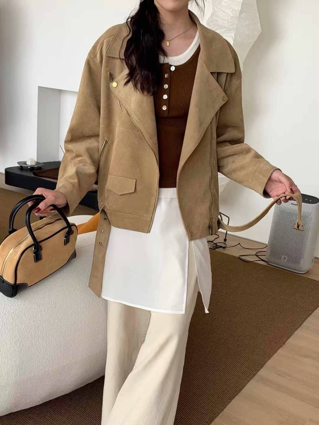 CELLONA東大門㊣代購女裝新款休閑人氣推薦25秋冬職業熱賣夾克CELLONA夾克