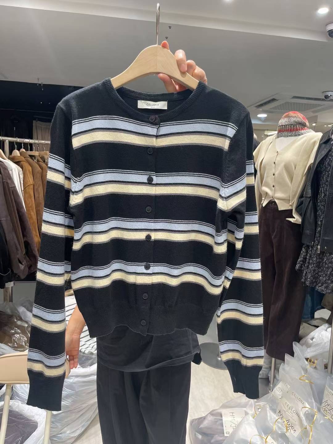 CELLONA東大門㊣代購女士新款人氣真品職業熱賣時尚25秋冬針織衫CELLONA針織衫圖色2
