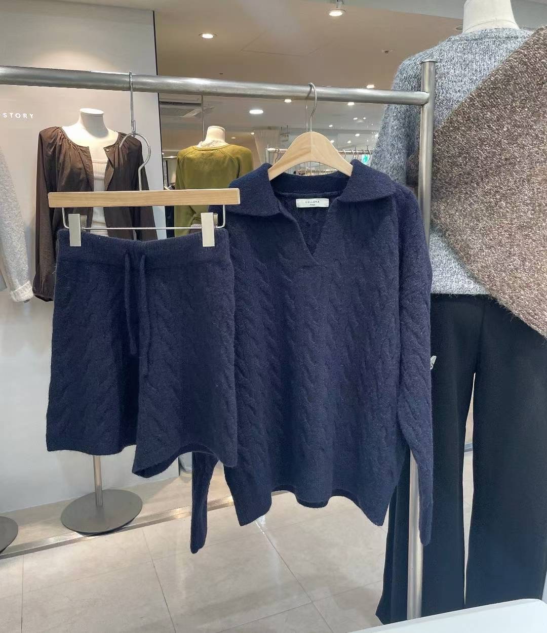 CELLONA東大門㊣實拍女士新品時尚25秋冬熱賣職業人氣真品套裝CELLONA套裝圖色2