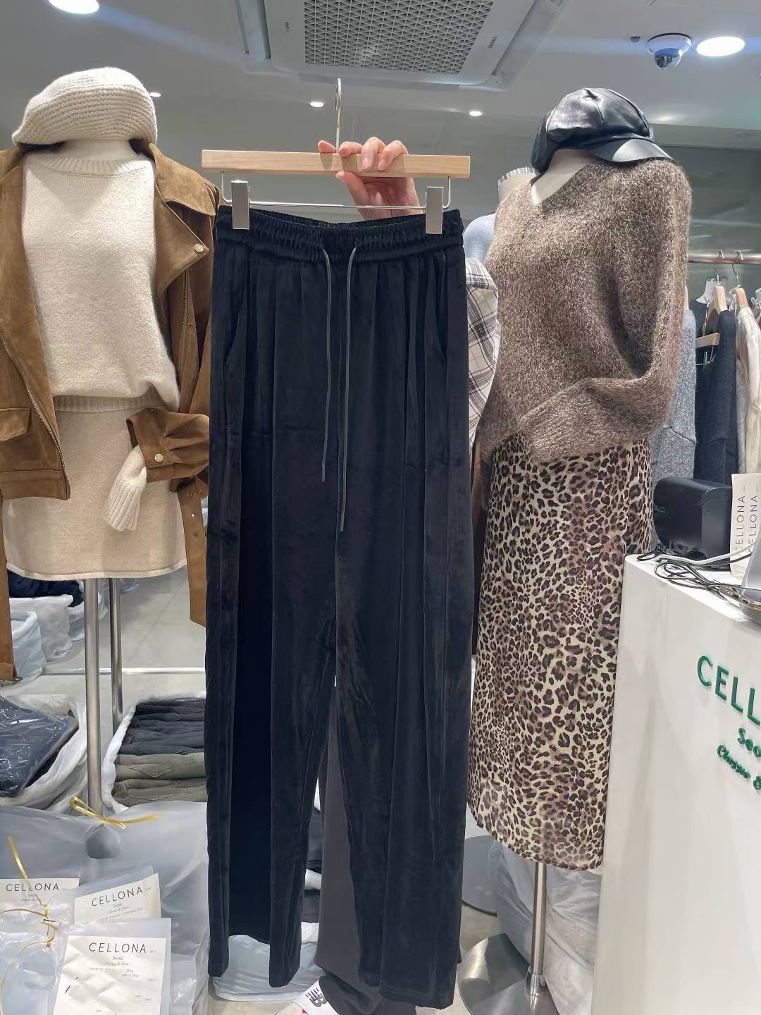 CELLONA韓國代購㊣女裝新款25秋冬真品推薦職業人氣休閑休閑褲CELLONA休閑褲