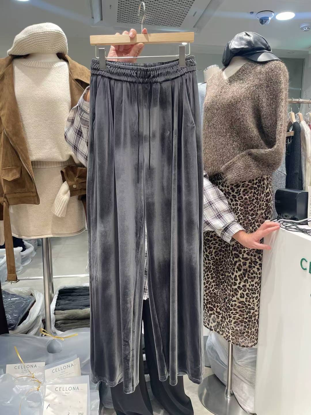 CELLONA韓國代購㊣女裝新款25秋冬真品推薦職業人氣休閑休閑褲CELLONA休閑褲圖色2