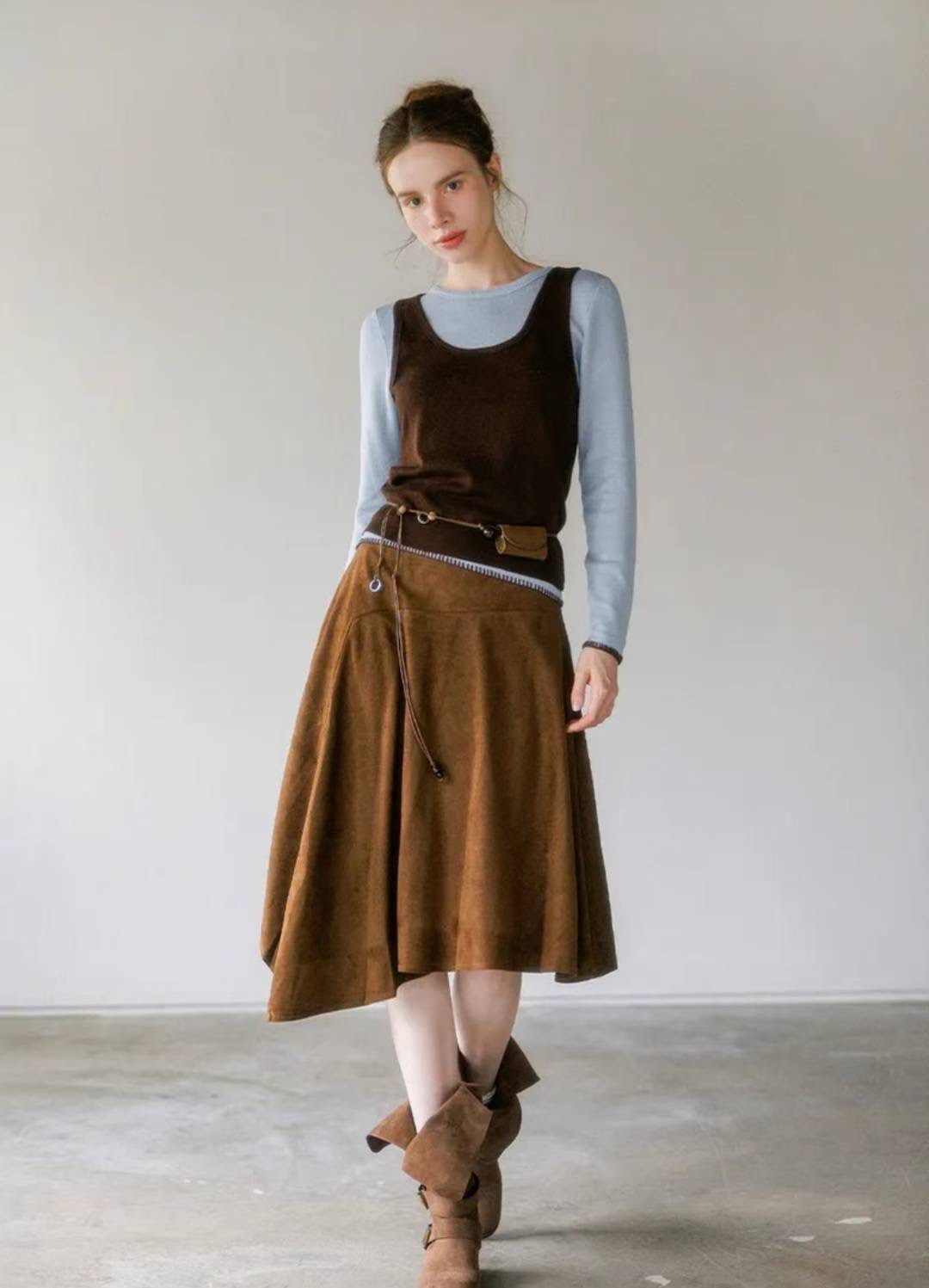 CELLONA東大門㊣實拍女裝新款人氣熱賣職業休閑推薦真品長裙CELLONA長裙