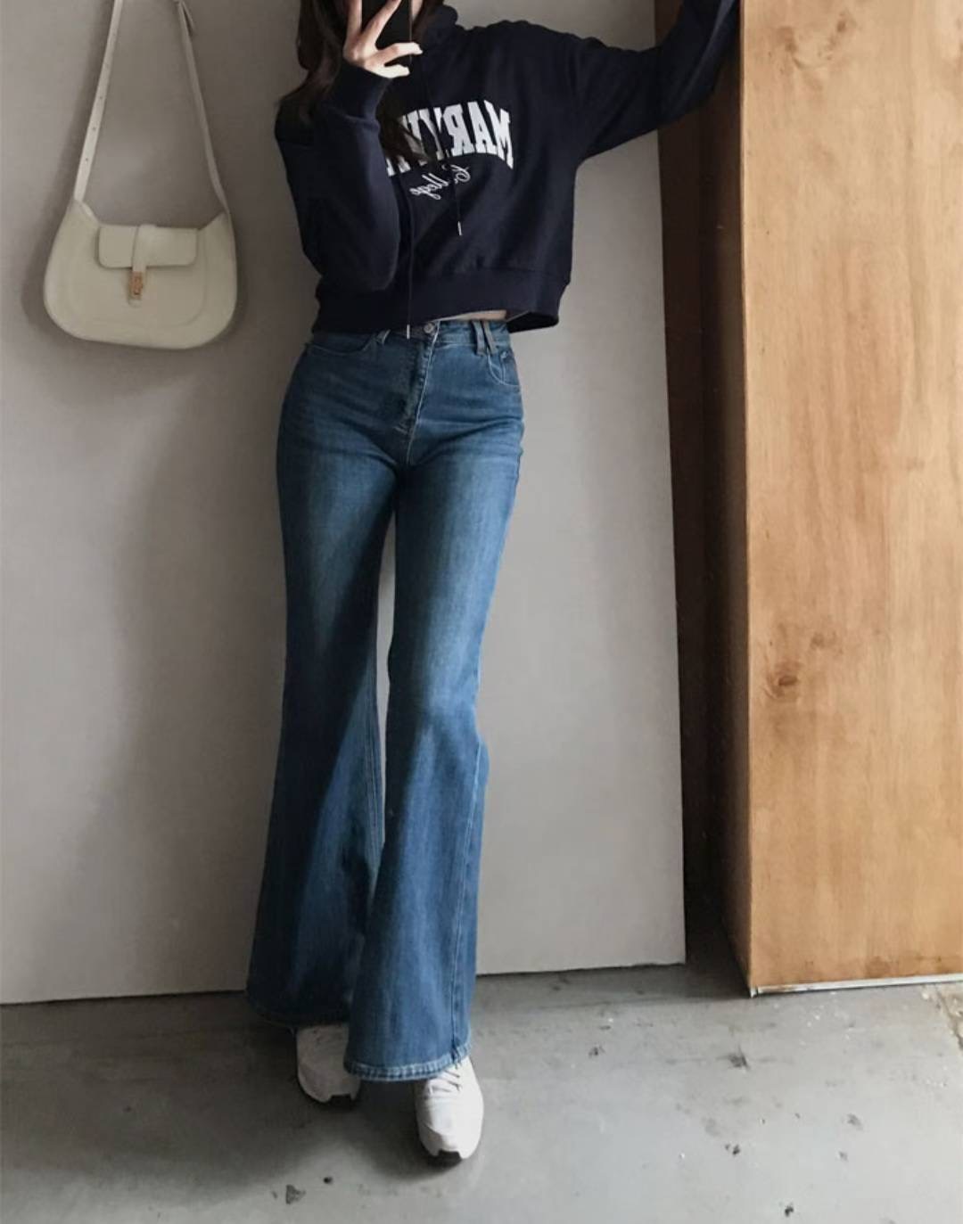 CELLONA韓國直郵㊣女裝新款熱賣真品25秋冬推薦時尚人氣牛仔褲CELLONA牛仔褲