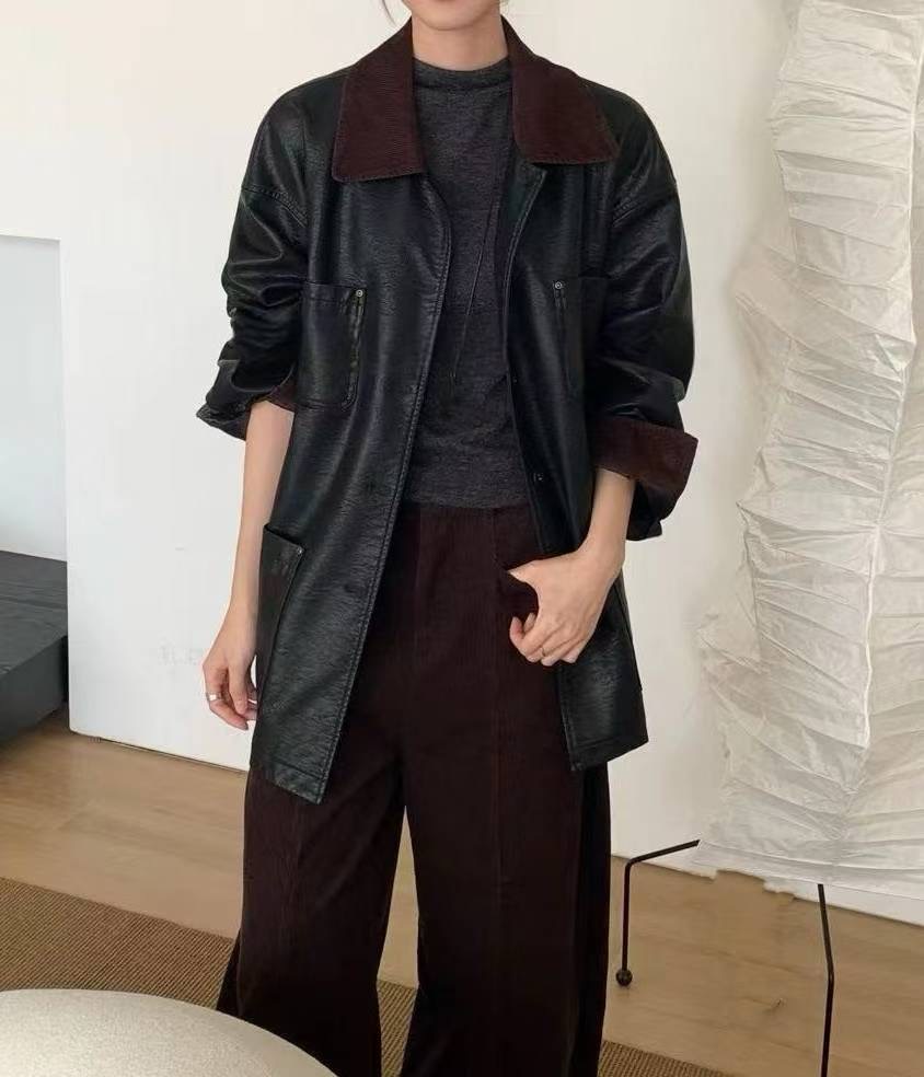 CELLONA韓國代購㊣女士新款時尚熱賣休閑職業真品推薦夾克皮革CELLONA夾克