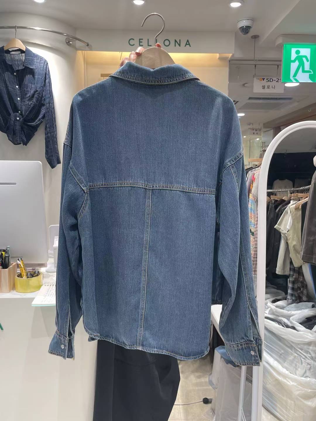 CELLONA韓國直郵㊣女士新品休閑推薦真品職業25秋冬襯衫蕾絲衫CELLONA襯衫/蕾絲衫